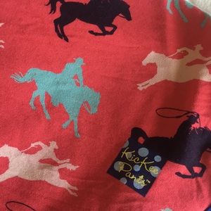 Kicker pants rodeo baby blanket bamboo